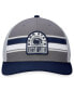 ფოტო #2 პროდუქტის Men's Gray, Navy Penn State Nittany Lions Aurora Trucker Adjustable Hat