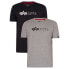 ფოტო #1 პროდუქტის ALPHA INDUSTRIES Label 2 Pack short sleeve T-shirt