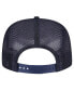 Фото #3 товара Men's Navy Atlanta Braves Seeing Diamonds A-Frame Trucker 9Fifty Snapback Hat