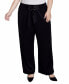 ფოტო #1 პროდუქტის Plus Size Wide Leg Grommet Pants