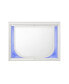 Фото #1 товара Tarian Mirror with Led, Pearl White Finish