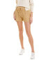 Фото #1 товара Free The Roses Ribbed Short Women's Brown Xs