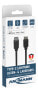 Ansmann 1700-0107 - 2 m - Lightning - USB C - Male - Male - Black