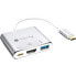 IC Intracom IADAP USB31-HDMIPTY - Wired - USB 3.2 Gen 1 (3.1 Gen 1) Type-C - Silver - 5 Gbit/s - 4K Ultra HD - 30 Hz