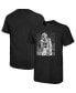 Фото #1 товара Men's Threads Josh Allen Black Buffalo Bills Oversized Player Image T-shirt
