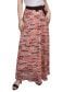 Plus Size Chiffon Maxi Skirt Peach Crayonfalduo, PL - фото #1