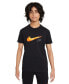 ფოტო #1 პროდუქტის Sportswear Big Boys Cotton Logo Graphic T-Shirt