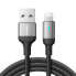 Kabel przewód iPhone USB - Lightning do szybkiego ładowania A10 Series 2.4A 3m czarny