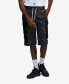 Men's Big and Tall Contrast Cargo Shorts