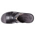 Propet Gertie CutOuts Slide Womens Black Casual Sandals WSO041LBLK
