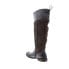 Фото #12 товара Roan by Bed Stu Natty F858037 Womens Gray Leather Lace Up Knee High Boots