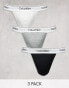 Фото #2 товара Calvin Klein 3 pack thongs in multi