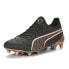 Фото #2 товара Puma King Ultimate Rudagon Firm GroundAg Soccer Cleats Mens Black Sneakers Athle
