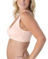 ფოტო #2 პროდუქტის Plus Size Sublime Adjustable Crossover Nursing & Lounge Bra Fits 42B-44D