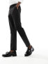 Фото #4 товара Костюм мужской SELECTED HOMME – Черные узкие брюки