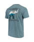 Фото #4 товара Men's Blue Alabama Crimson Tide State Scenery Comfort Colors T-shirt
