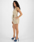 Фото #3 товара Women's Embroidered Wrap-Back Romper