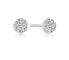 Tiny silver stud earrings with cubic zirconia Cecina SJ-E2773-CZ