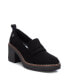 ფოტო #1 პროდუქტის Women's Heeled Suede Moccasins By XTI