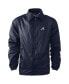 ფოტო #1 პროდუქტის Men's Navy Atlanta Braves Coach's Raglan Full-Snap Windbreaker Jacket