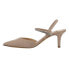 Фото #3 товара Nina Billie Rhinestone Pointed Toe Slingback Pumps Womens Beige Dress Casual BIL