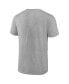 ფოტო #2 პროდუქტის Men's Heather Gray Dallas Mavericks 2024 Western Conference Champions Locker Room Big Tall T-Shirt