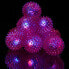 LED Igelball 12er Set pink