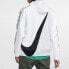 Фото #5 товара Nike 背面大 Logo 半拉链串标运动连帽夹克 男款 白色 / Куртка Nike Trendy Clothing CD0420-100