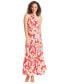 ფოტო #1 პროდუქტის Petite Twist-Front Halter Maxi Dress