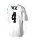 Фото #2 товара Men's Brett Favre White Green Bay Packers 2001 Legacy Replica Jersey