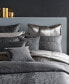 Фото #8 товара Home Moonscape Reversible Textured Jacquard Charcoal Full/Queen Duvet Cover