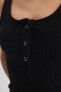 Kadın Kolsuz T-shirt Siyah C2451ax/bk81