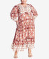 Фото #1 товара Plus Size Elouise Maxi Dress