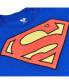 ფოტო #4 პროდუქტის Men's and Women's Royal Superman Original Long Sleeve T-shirt