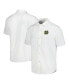 Фото #1 товара Men's White Notre Dame Fighting Irish Coconut Point Palm Vista IslandZone Camp Button-Up Shirt