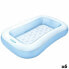Inflatable Paddling Pool for Children Intex Rectangular Blue White 90 L 166 x 25 x 100 cm (6 Units)