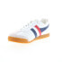 Gola Harrier Leather CMA198 Mens White Leather Lifestyle Sneakers Shoes