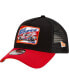 Men's Black Wood Brothers Racing Legends A-Frame 9FORTY Snapback Hat