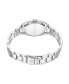 ფოტო #3 პროდუქტის Women's Dress Silver-Tone Stainless Steel Bracelet Watch 33.8mm
