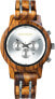 Edenhölzer Holzuhr Damen Armbanduhr Chronograph Holzarmbanduhr Bonaire Datumsanzeige