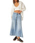 Фото #5 товара Women's Sheer Luck Cropped Wide-Leg Jeans