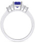 ფოტო #3 პროდუქტის Tanzanite (1-5/8 ct. t.w.) & Diamond (1/5 ct. t.w.) Ring Set in 14k Gold