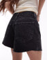 Topshop denim Lover short in washed black Черный, 36 - фото #2