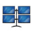 Фото #5 товара StarTech.com Quad-Monitor Desktop Stand - Articulating - Freestanding - 8 kg - 33 cm (13") - 68.6 cm (27") - 100 x 100 mm - Black