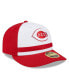 Фото #3 товара Men's White Cincinnati Reds 2024 Batting Practice Low Profile 59FIFTY Fitted Hat