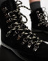 Фото #6 товара Circus NY Gail flatform chunky lace up low ankle boot in black