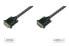 Фото #2 товара DIGITUS DVI extension cable - DVI(24+1)/M - DVI(24+1)/F - 3 m - DVI-D - DVI-D - Black - Nickel - 1 pc(s)
