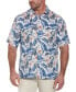 ფოტო #1 პროდუქტის Men's Big & Tall Tropical Floral-Print Linen Blend Shirt