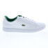 Фото #2 товара Lacoste Hydez 119 1 P SMA Mens White Leather Lifestyle Sneakers Shoes