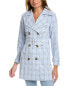 Gracia Check Trench Coat Women's